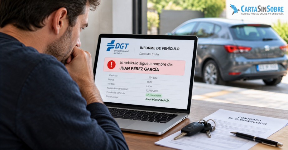 Comprobar si un coche vendido sigue a nombre del vendedor